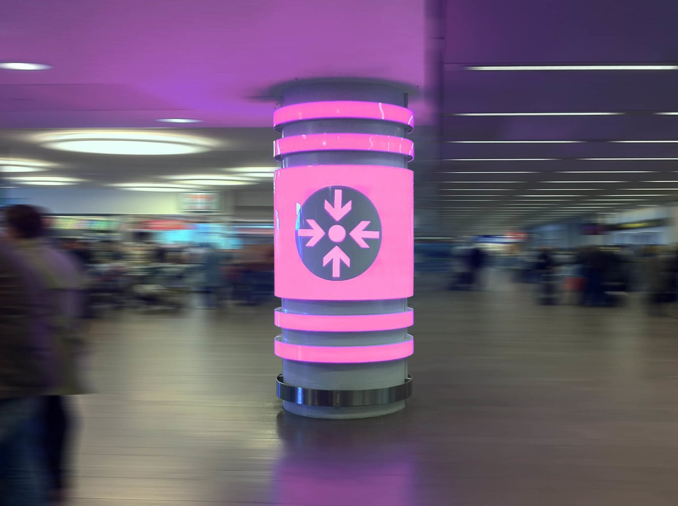 Meetingpoint skylt