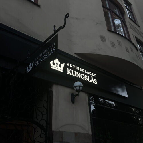 Ljusskylt_Kungslås_Stockholm_Skyltgruppen4