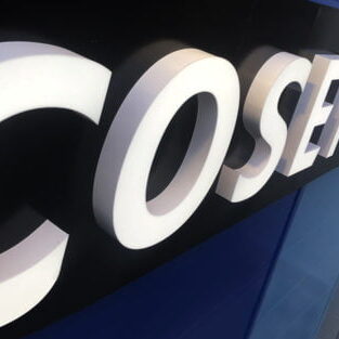 Fasadskylt Cosentino