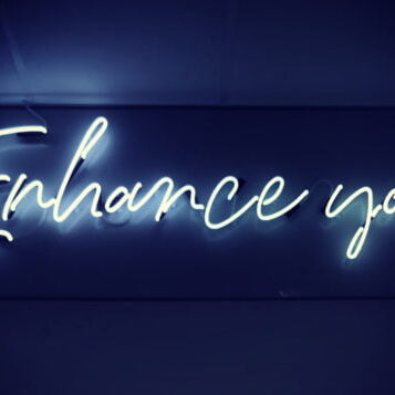 Inspirerande neon Enhance you