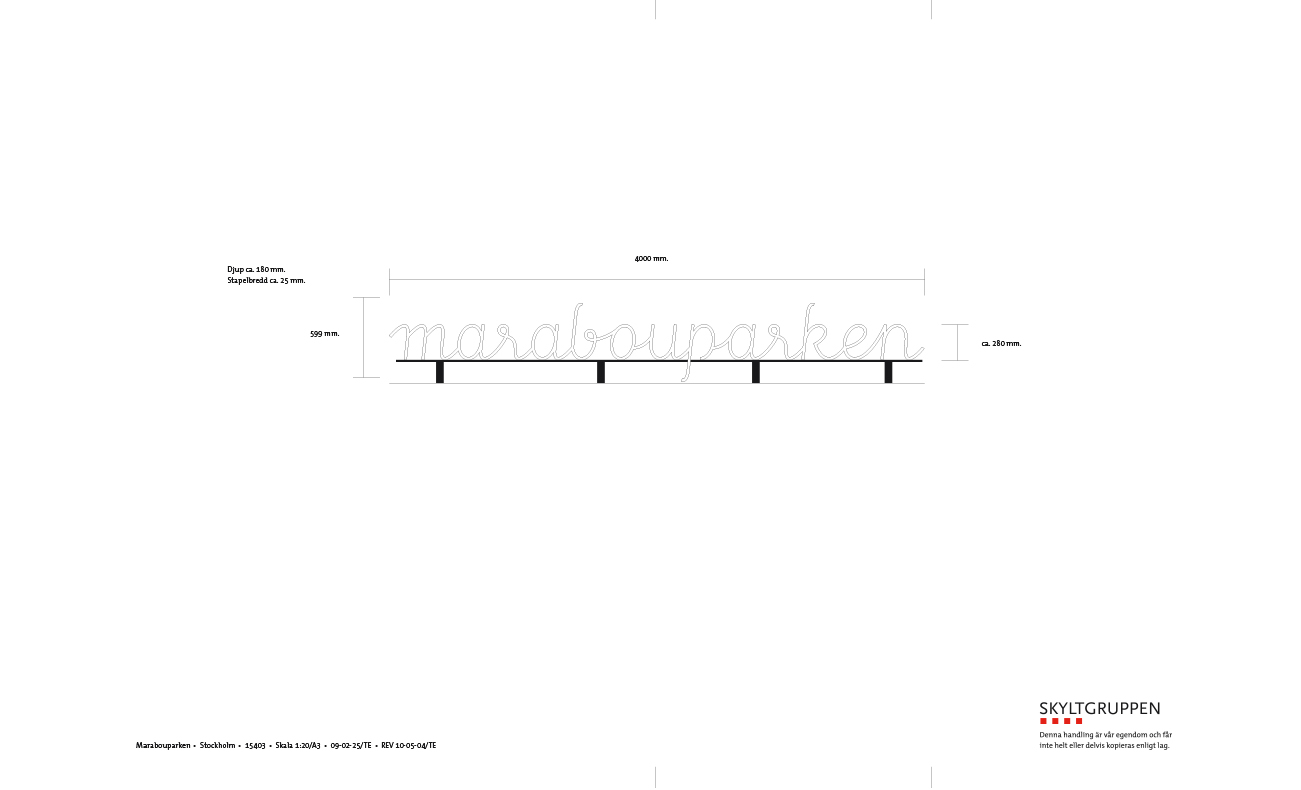 Layout Marabouparken