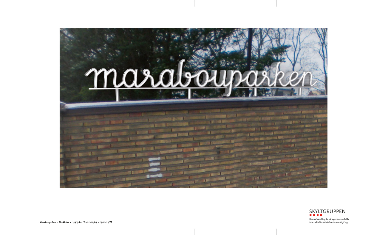 Skiss Marabouparken