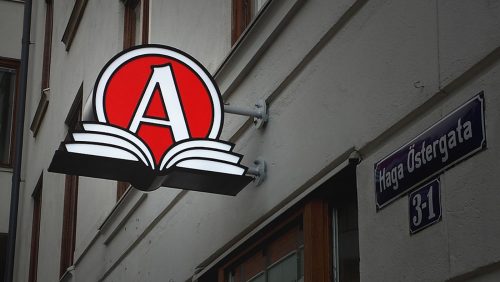 Skyltprogram åt Akademibokhandeln