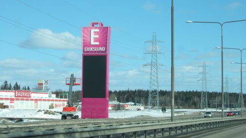 Skylt Erikslund